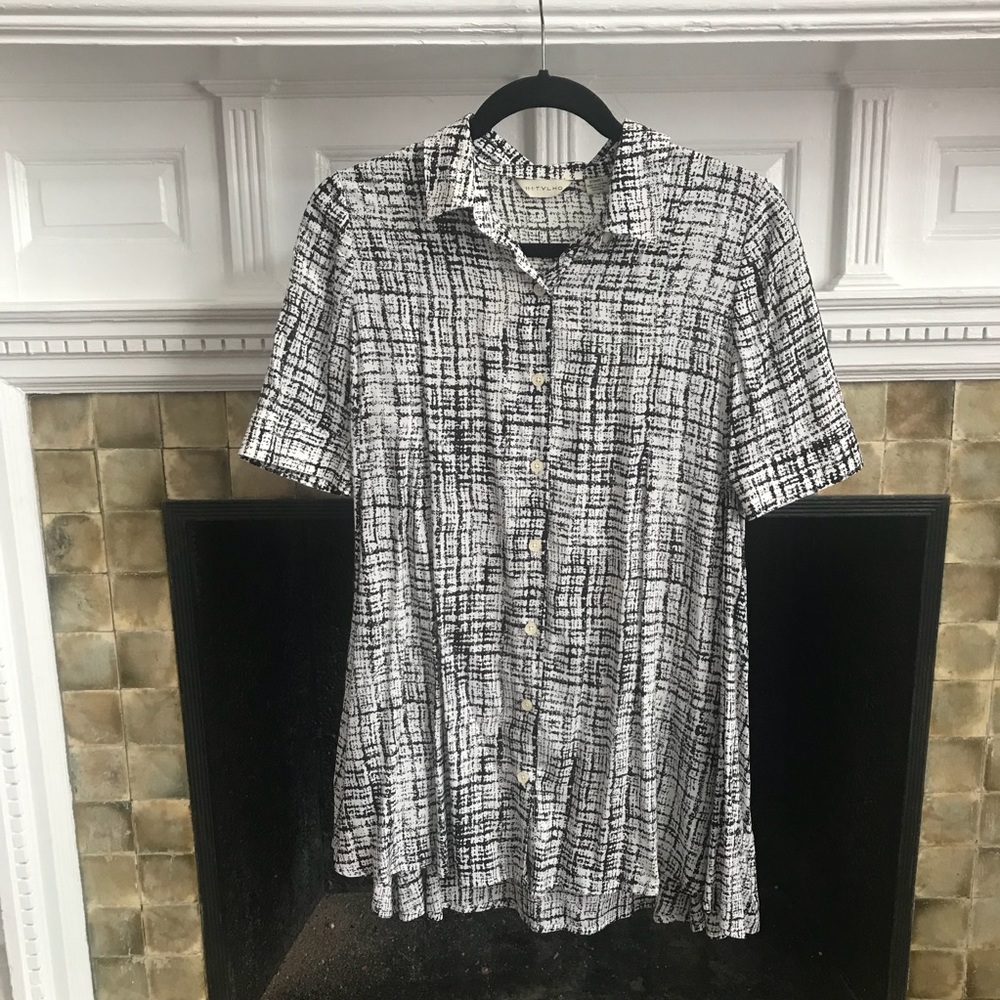 Anthropologie Button Down Tunic